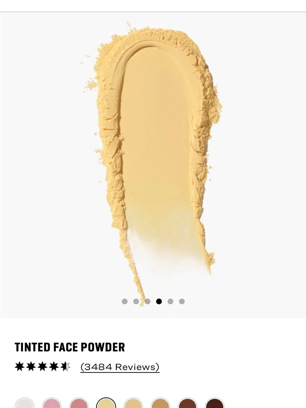 Jones Road Tinted Face Powder — Yellow New In Box